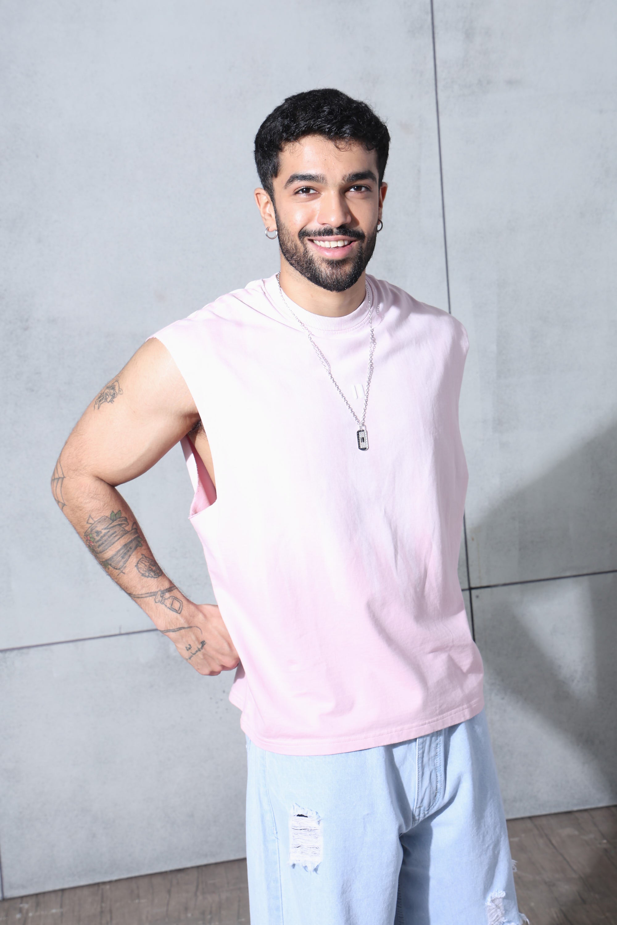 Washed Pink Vest