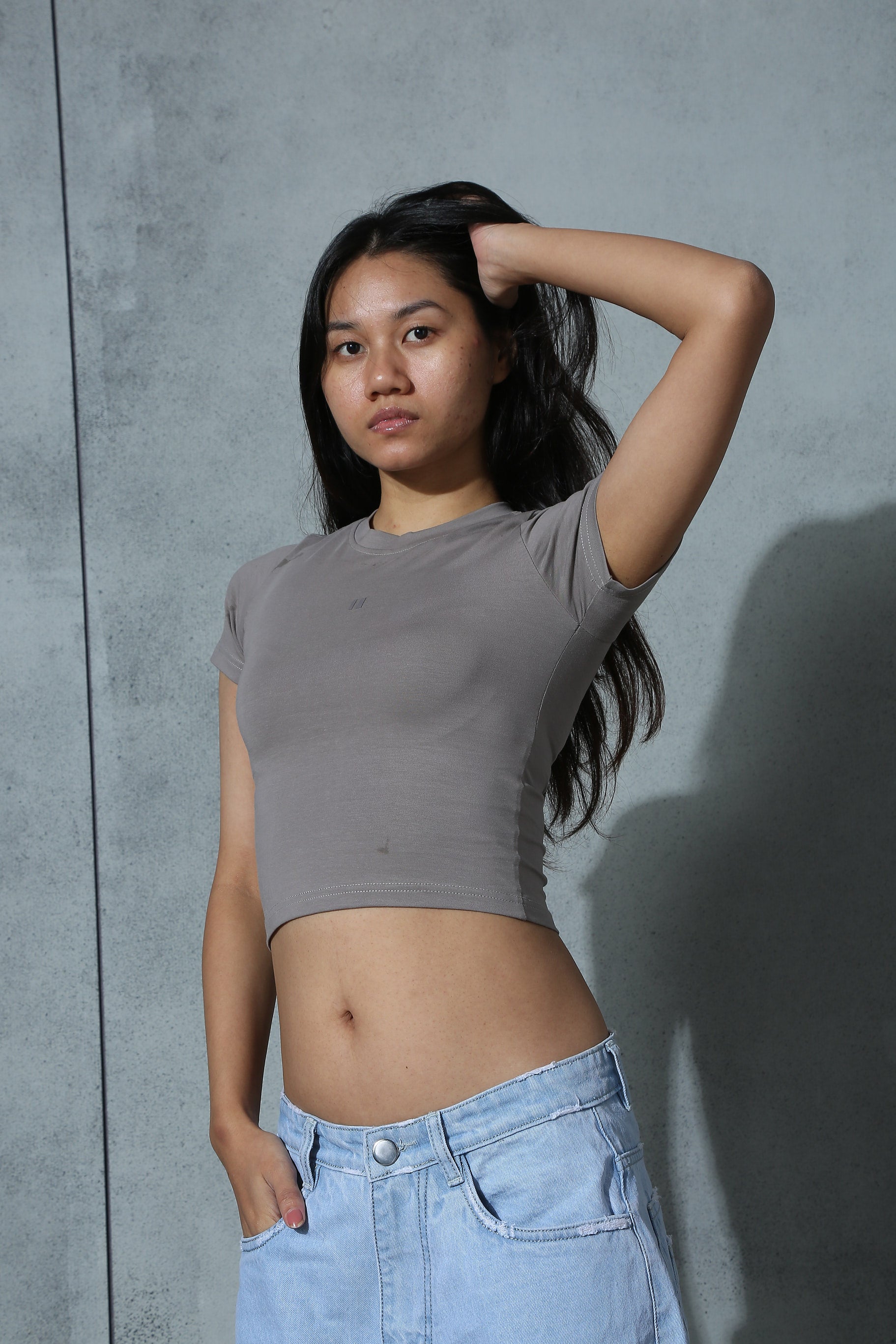 Baby Tee Grey