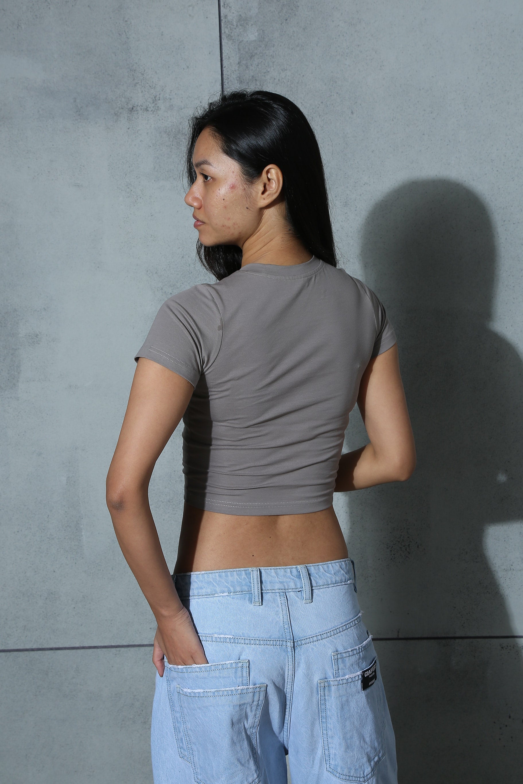 Baby Tee Grey