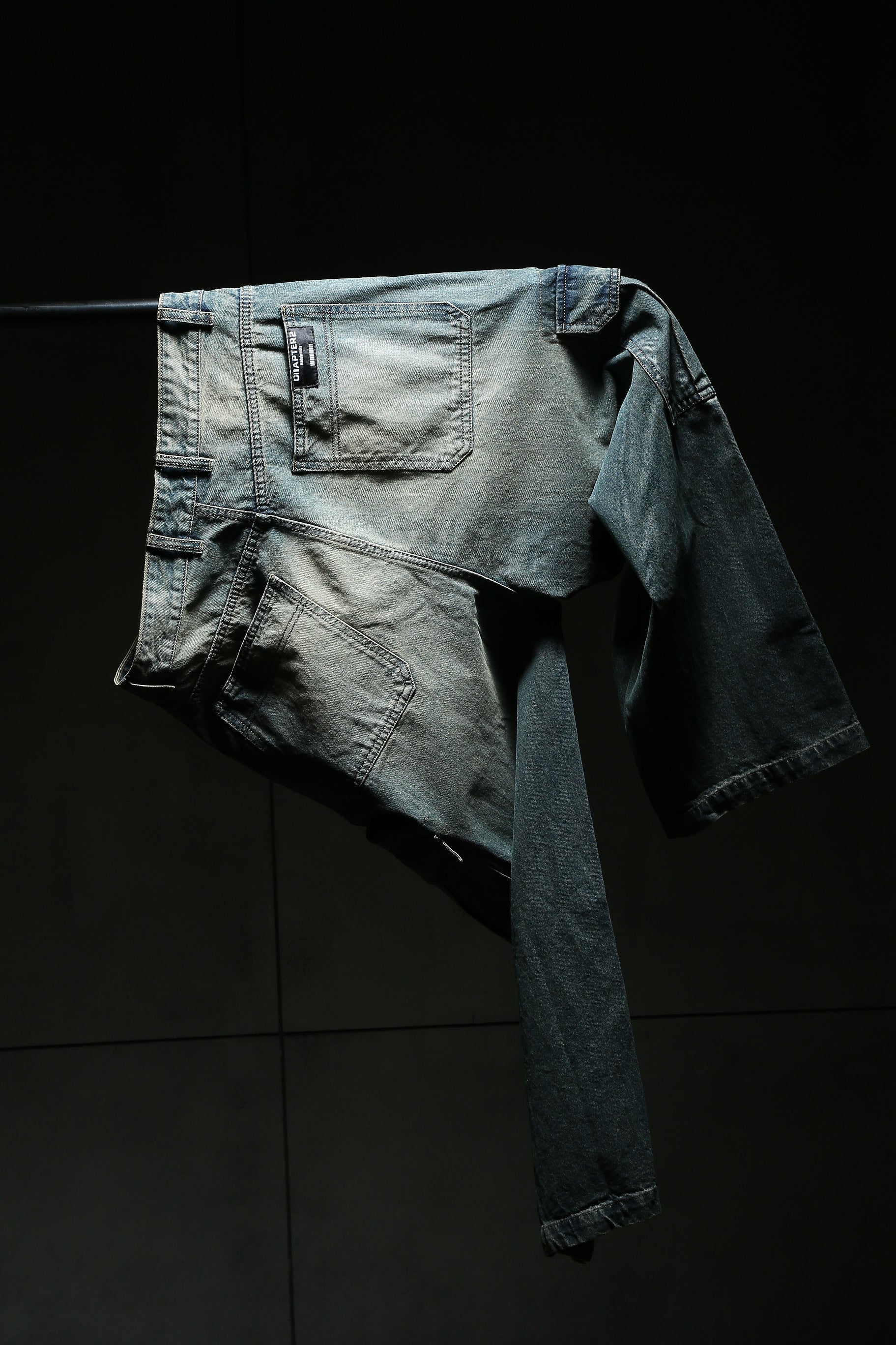 Vintage washed baggy cargos