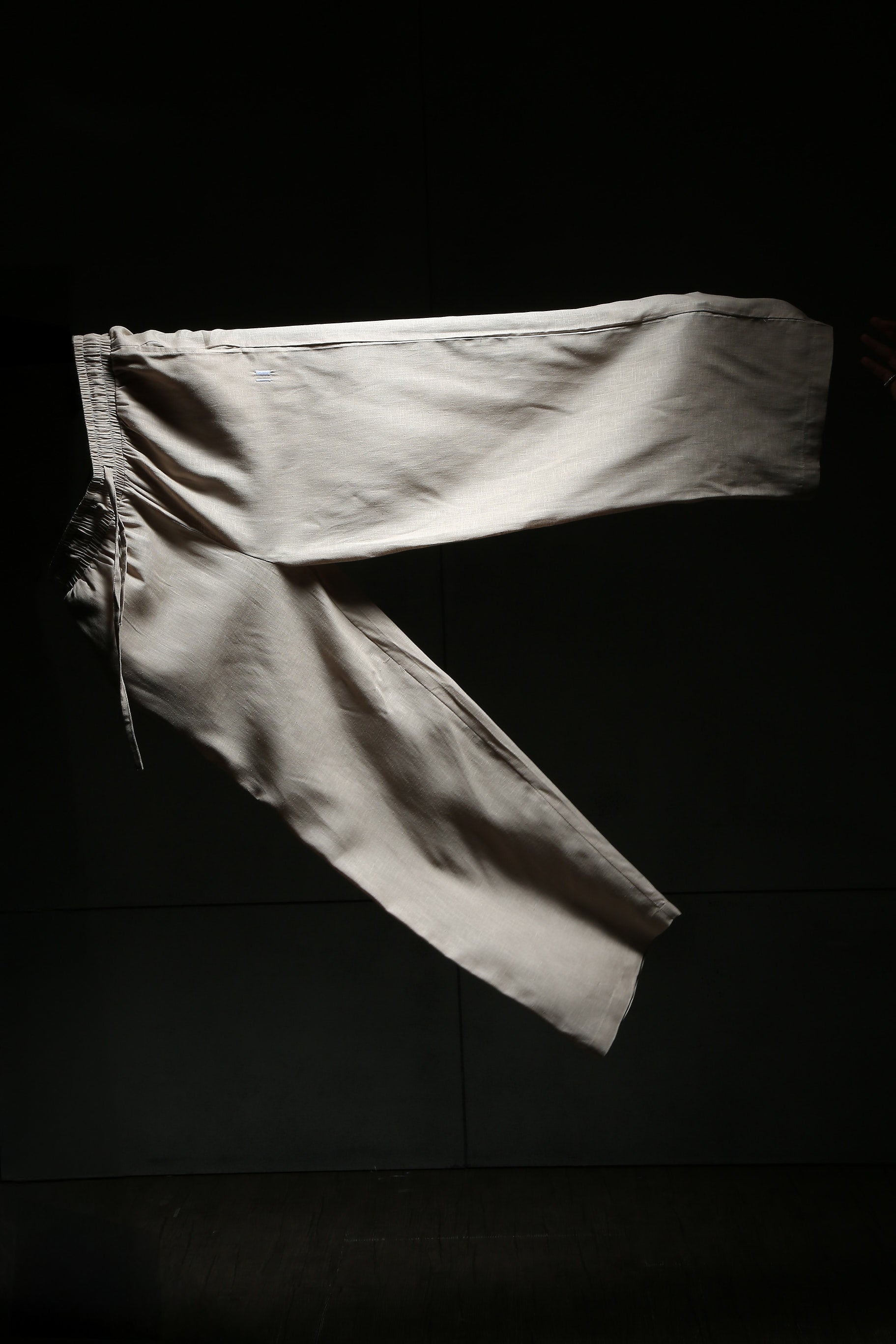 Beige Linen Pants