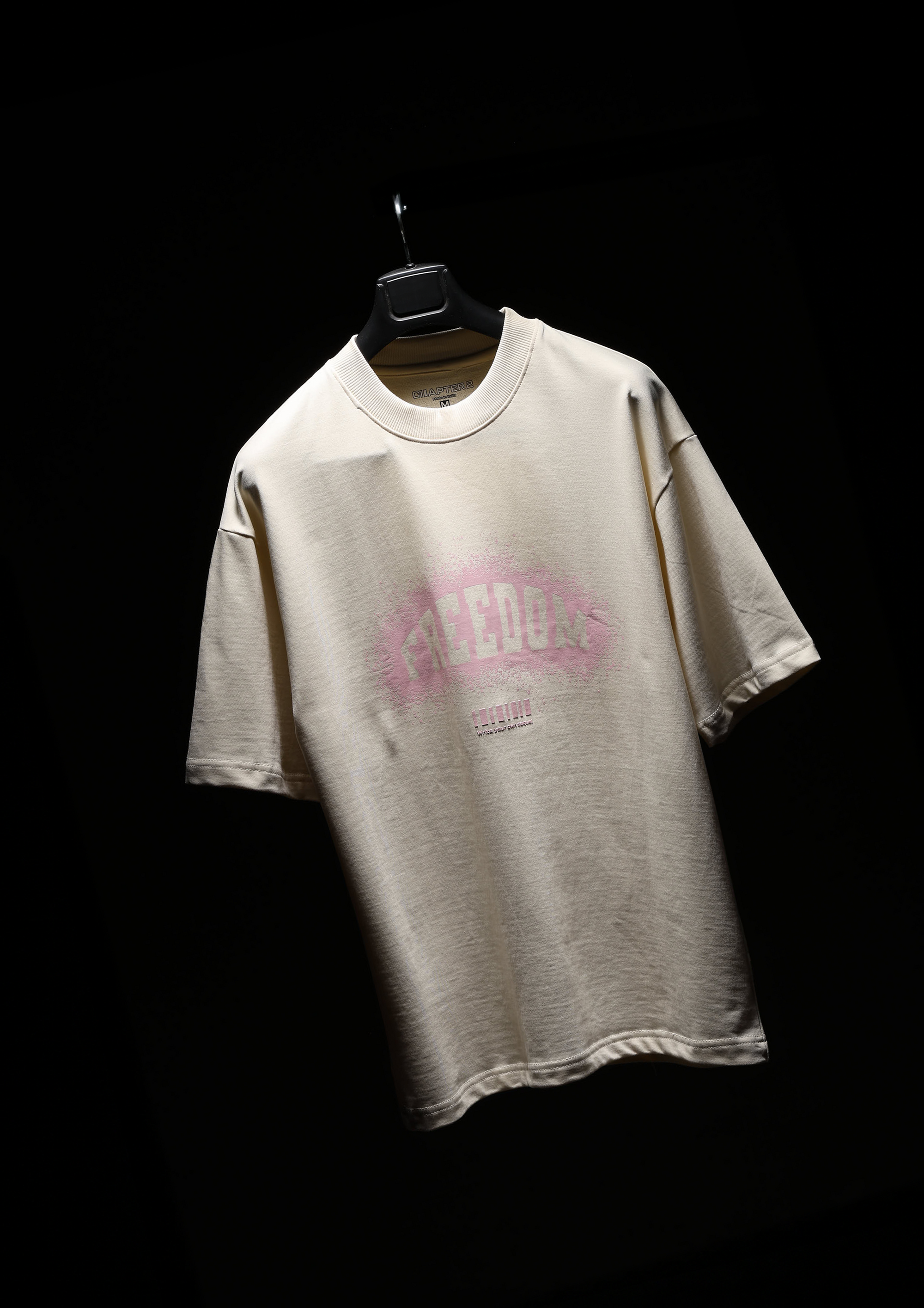 Freedom T-shirt & Denim Cap - Pink