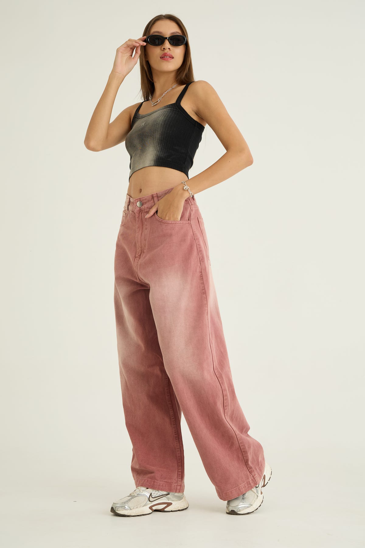 Pink Blush Denims celebrity look