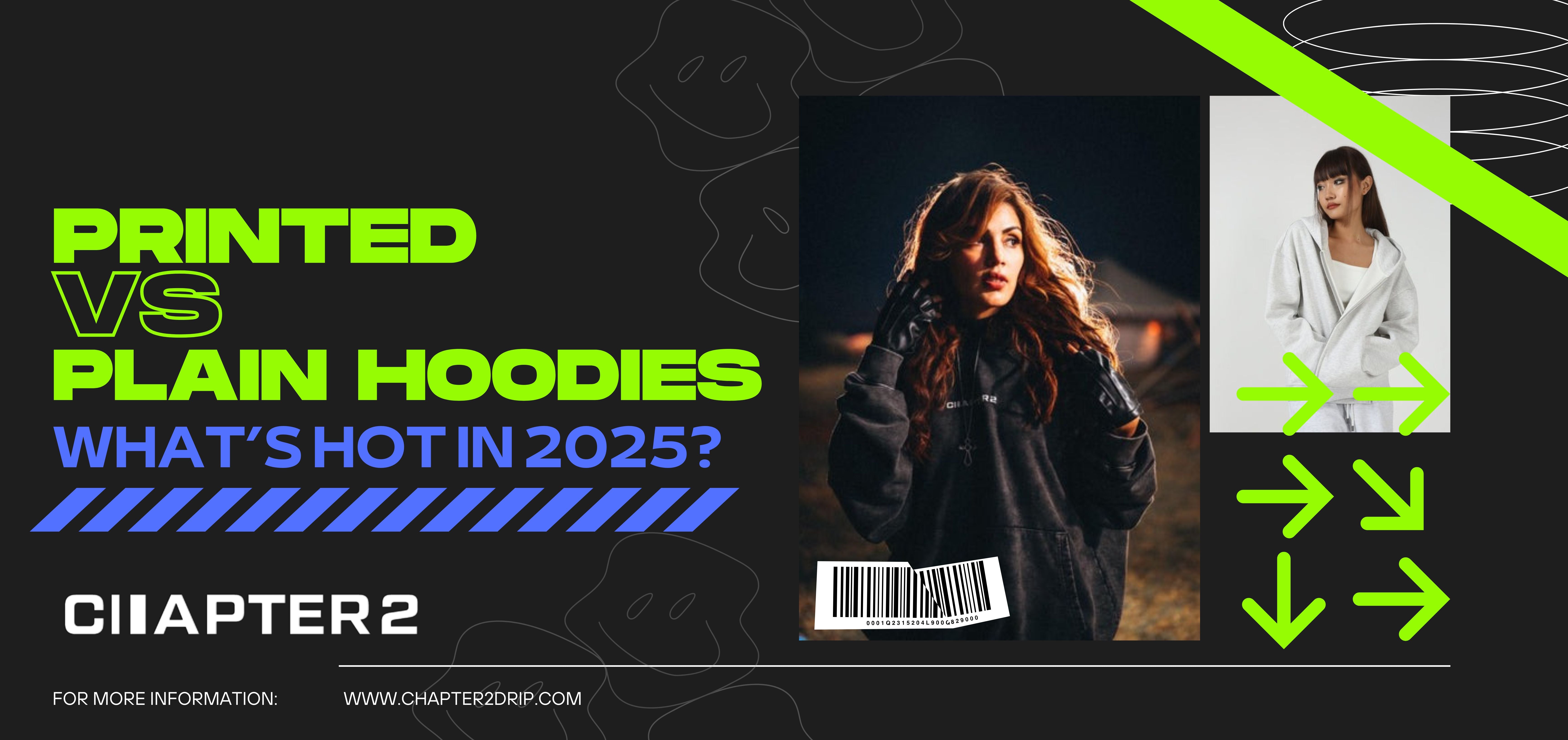 Printed vs. Plain Hoodies