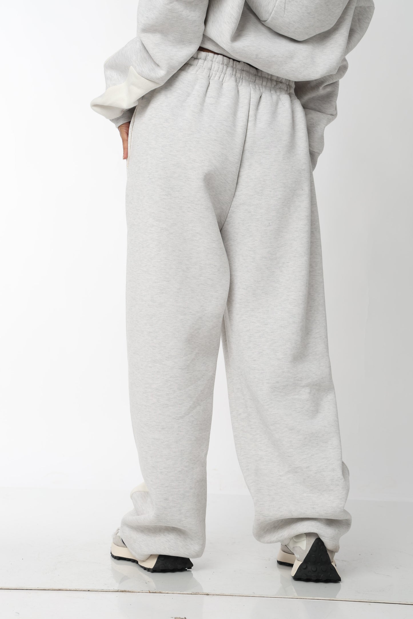 Grey Everyday Zipper Hoodie + Sweatpants Set