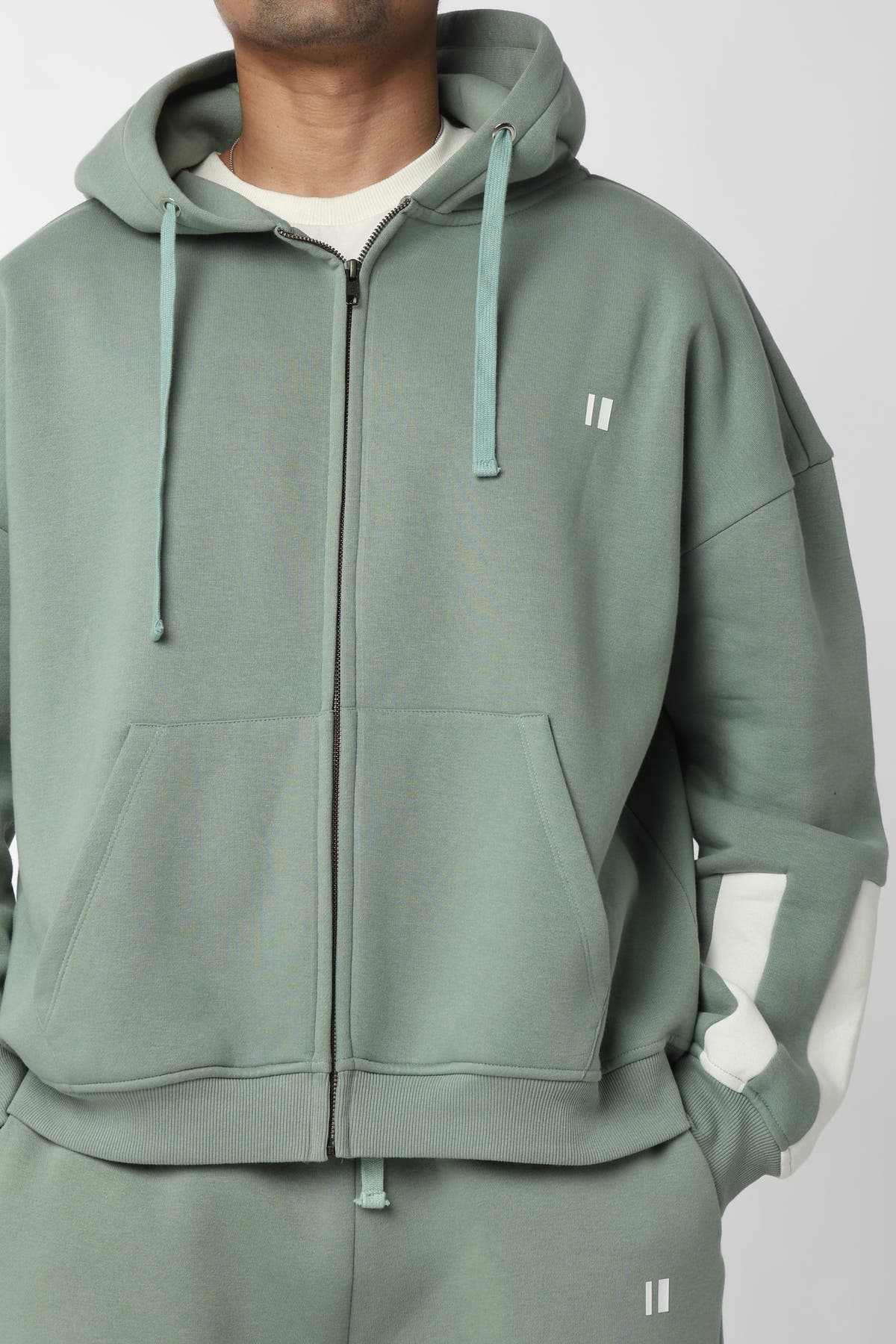 Chapter2Drip Sea Green everyday zipper hoodie