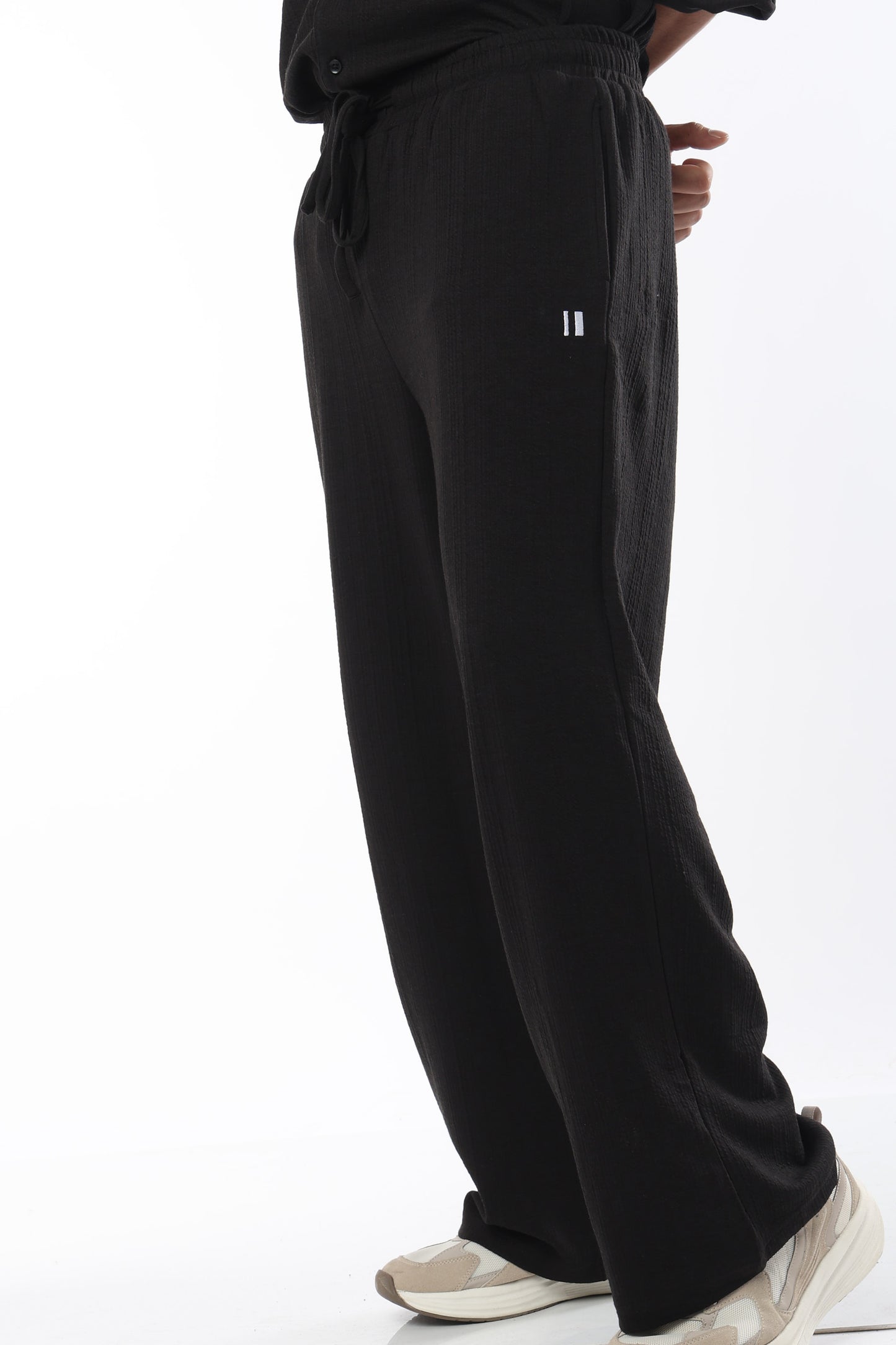 Crossknit Black Pant