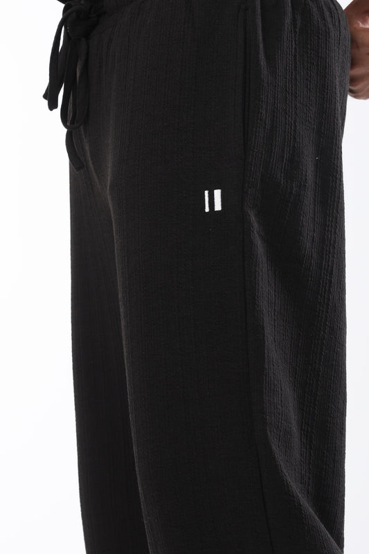 Chapter2Drip Crossknit Black pants — view 2