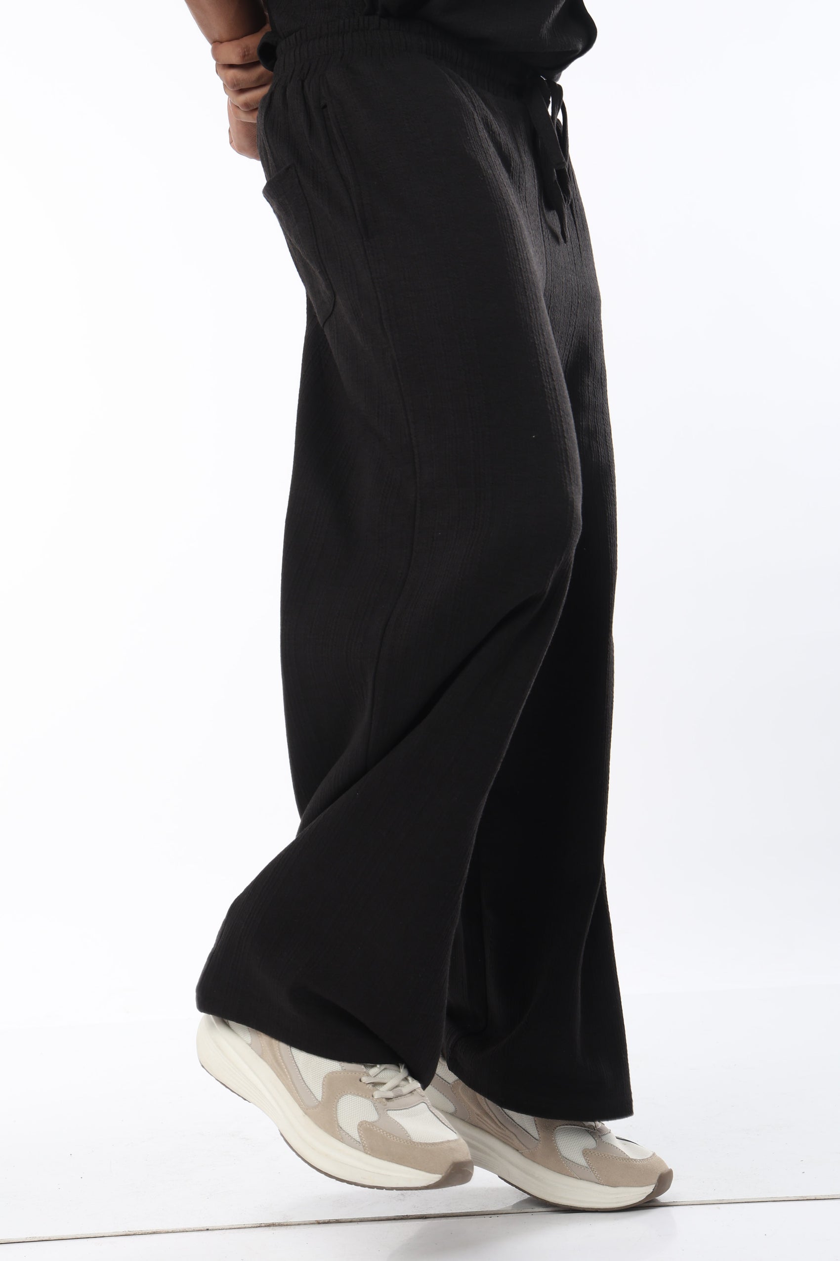 Chapter2Drip Crossknit Black pants