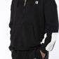 Chapter2Drip Black everyday zipper hoodie