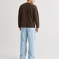 Mocha Brown Full Sleeve Waffle T-shirt