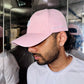 Pink Denim Cap