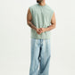 Chapter2Drip Mint-Green solid vest — view 5