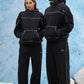 Black Contrast Stitch Set