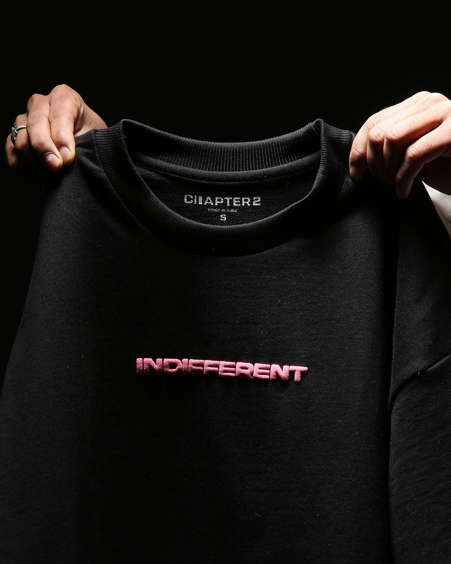 Indifferent Black T-Shirt