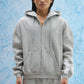 Grey Melange Everyday Zipper Hoodie