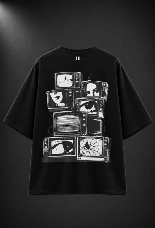 Under Trial By Society Black T-shirt