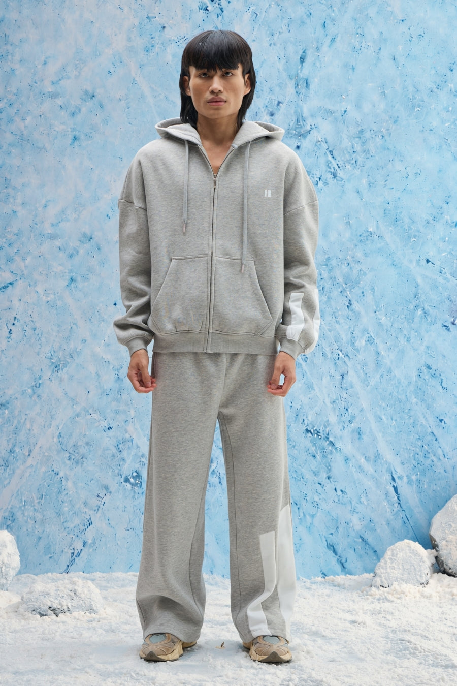 Grey Melange Everyday Lounge Set