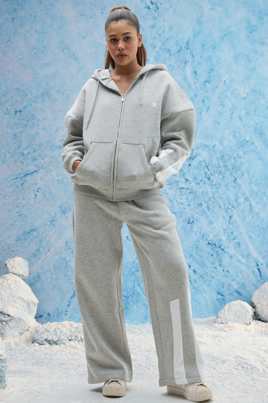 Grey Melange Everyday Lounge Set