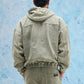 Olive Washed Denim Hoodie