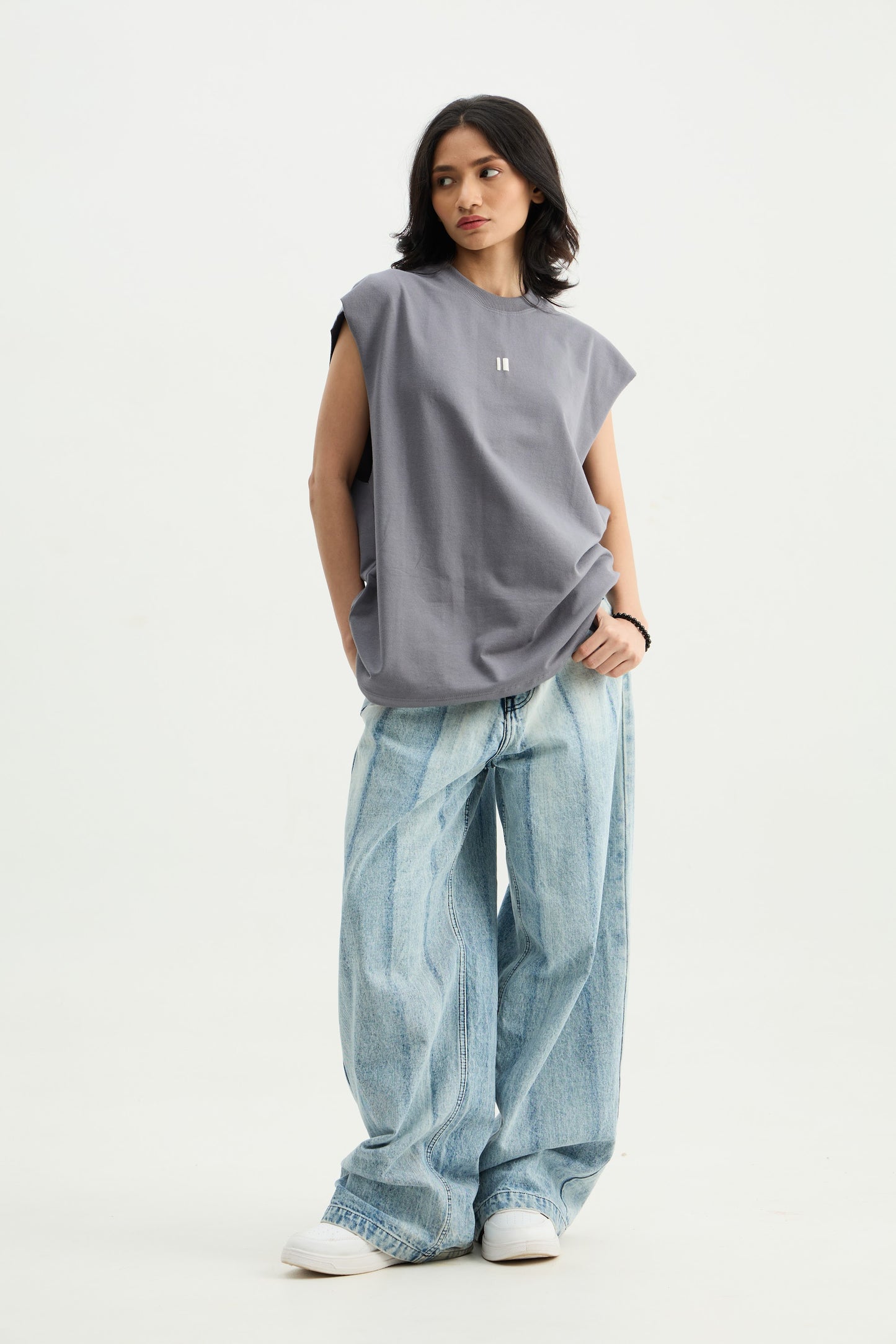 Chapter2Drip Steel Grey solid vest — view 5