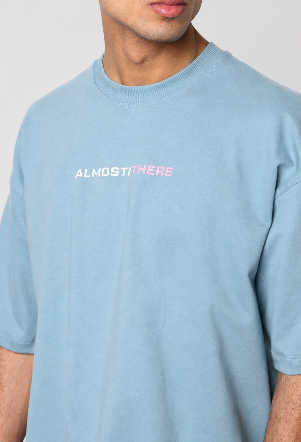 Chapter2Drip Almost/there Dusty Blue t-shirt — view 4