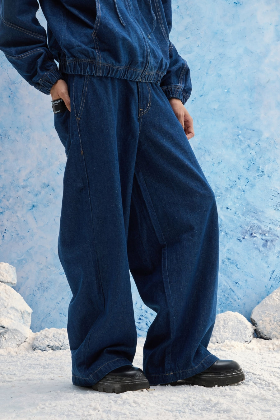 Indigo Denim Joggers