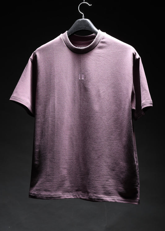 Basic Plum Solid Tshirt