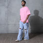 Basic Soft Pink Solid Tshirt