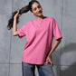Chapter2Drip Basic Dark Pink solid t-shirt