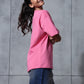Chapter2Drip Basic Dark Pink solid t-shirt — view 2