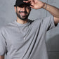 Chapter2Drip Light Grey Melange t-shirt — view 4