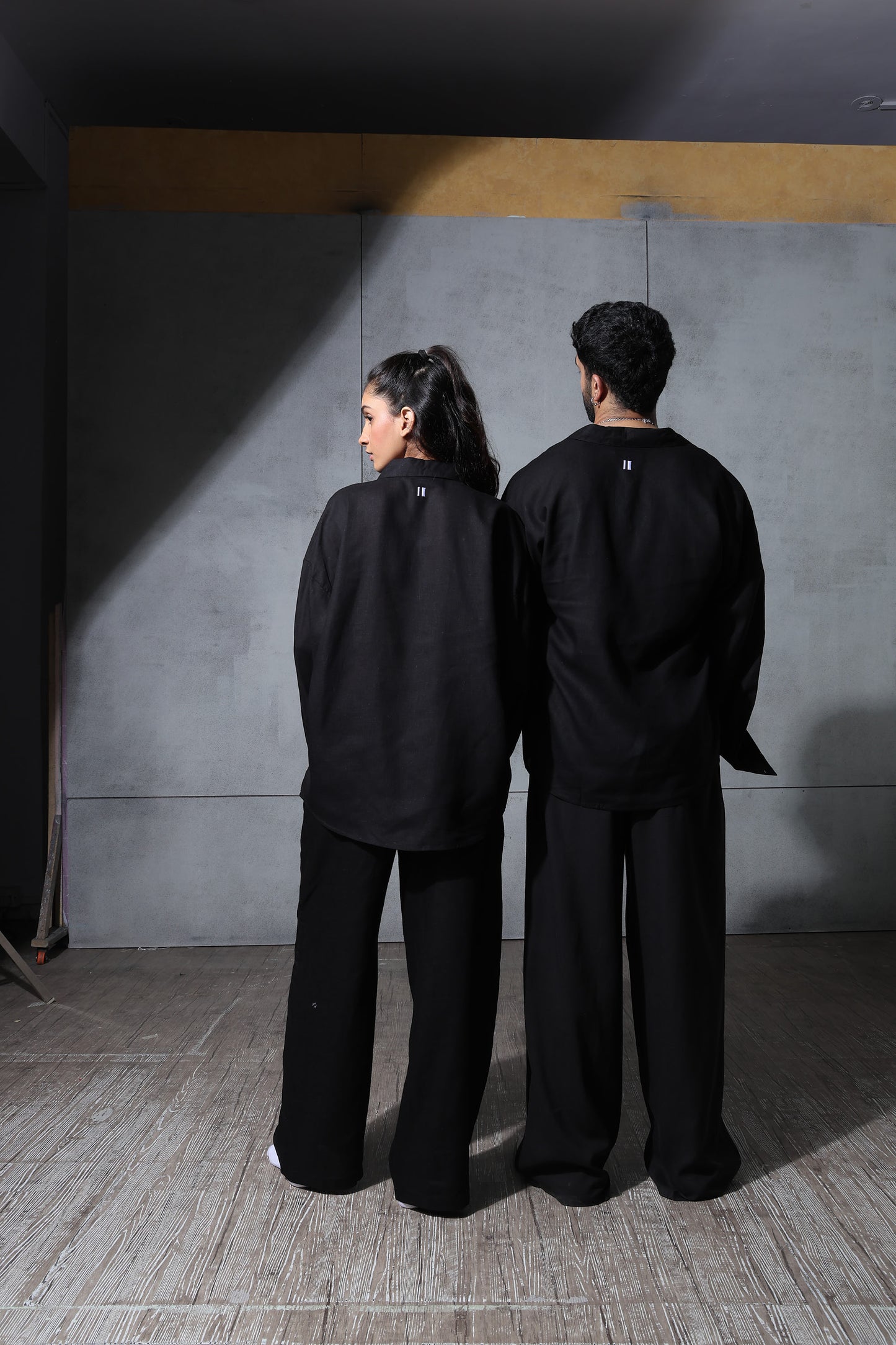 Black Linen Co-Ord Set