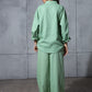 Chapter2Drip Matcha Mist linen pants — view 5