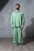 Chapter2Drip Matcha Mist linen co-ord set