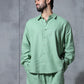 Chapter2Drip Matcha Mist linen co-ord set — view 3