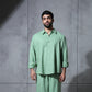 Matcha Mist Linen Shirt