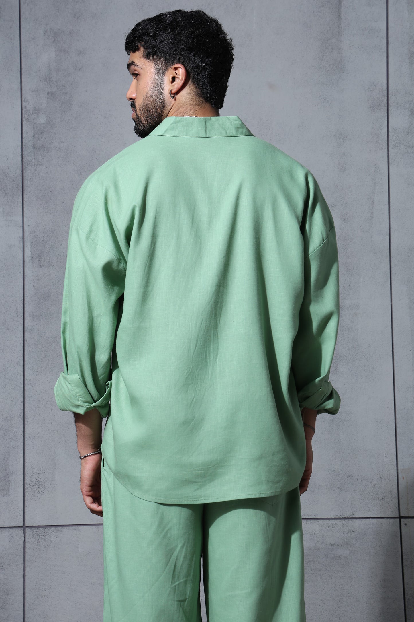 Chapter2Drip Matcha Mist linen co-ord set — view 6