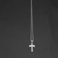 Chapter2Drip lab-grown diamond cross pendant chain — view 2