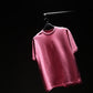 Chapter2Drip Basic Dark Pink solid t-shirt — view 4