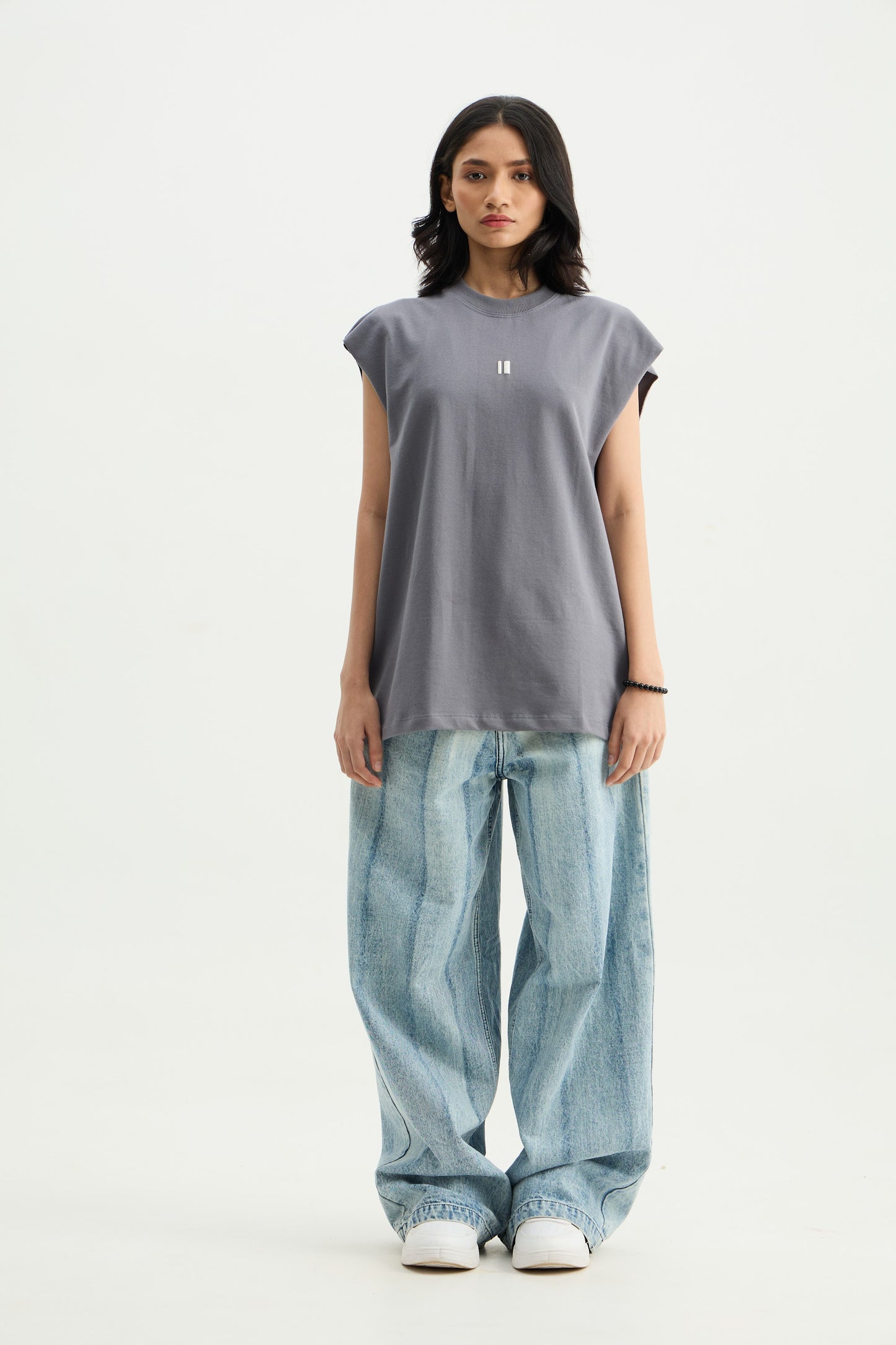 Chapter2Drip Steel Grey solid vest — view 2