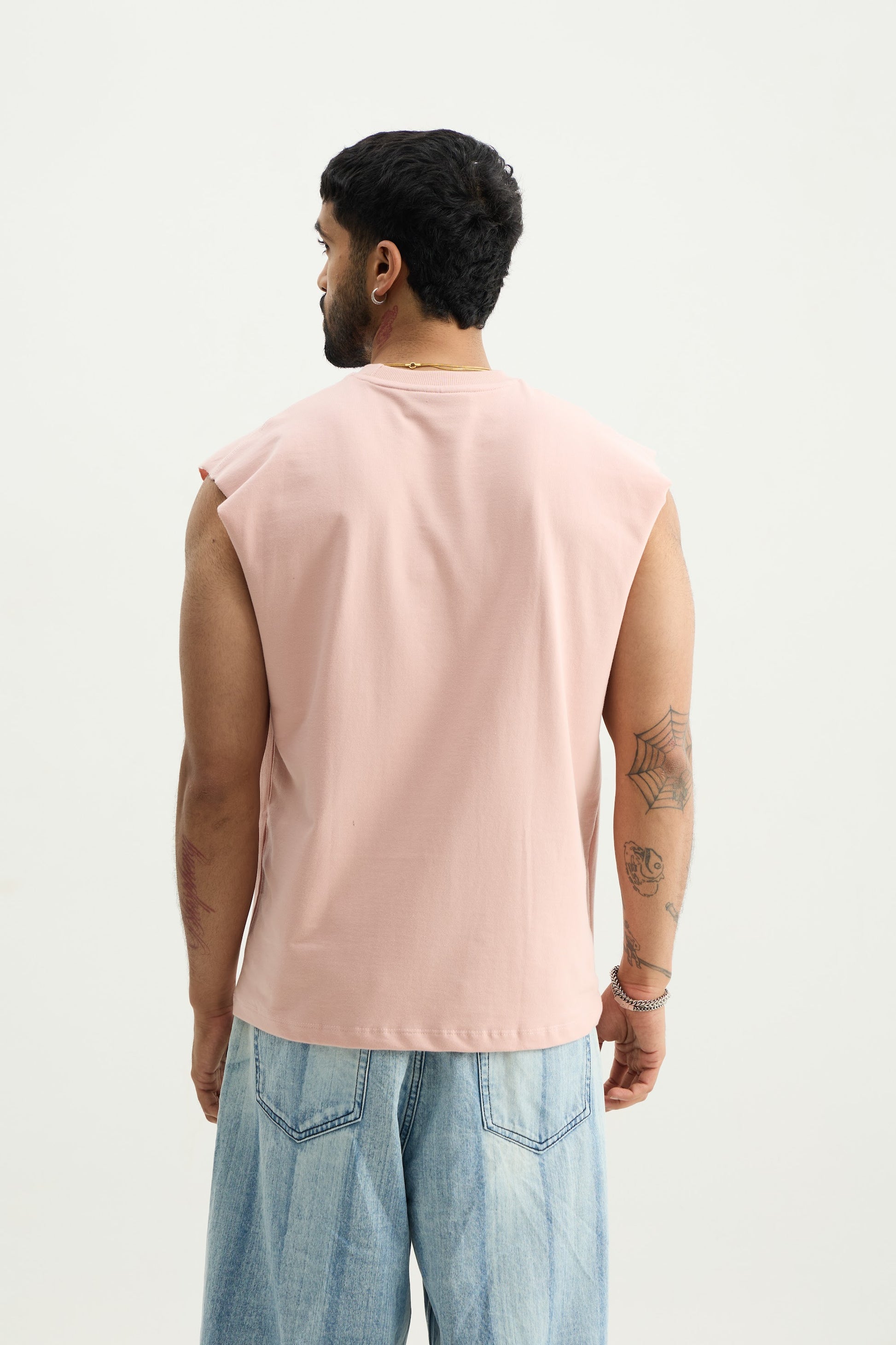 Cream Solid Vest - image 1