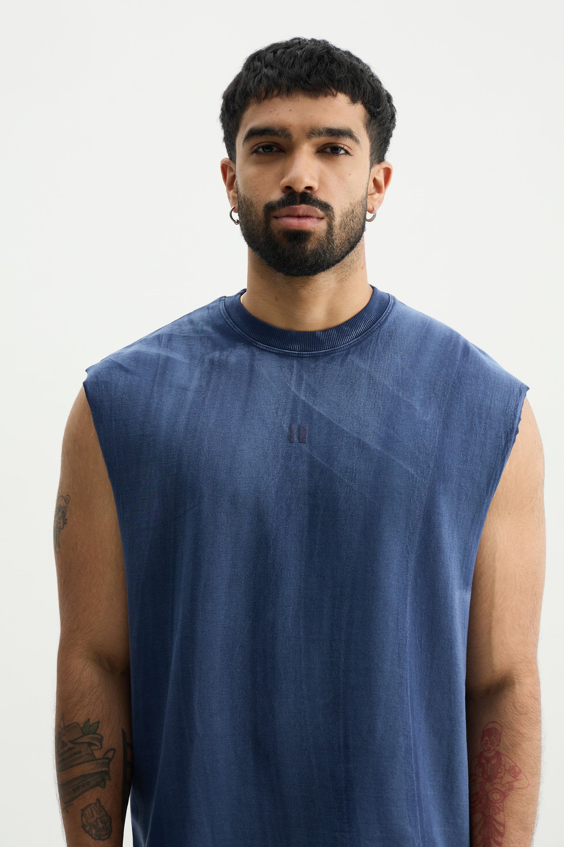 Blue Brushed Vest - image 3