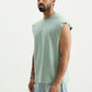 Chapter2Drip Mint-Green solid vest — view 6
