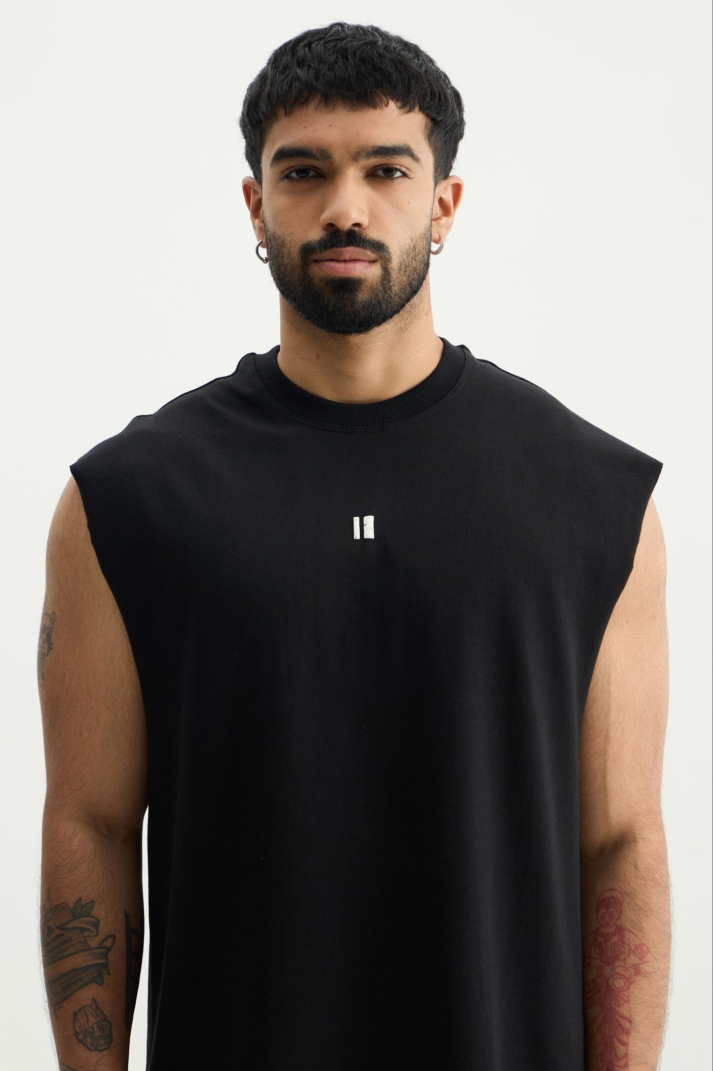 Black Solid Vest - image 2