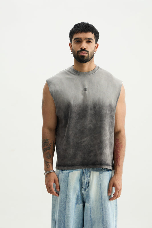 Grey Washed Vest - image 1