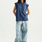 Blue Brushed Vest - image 7