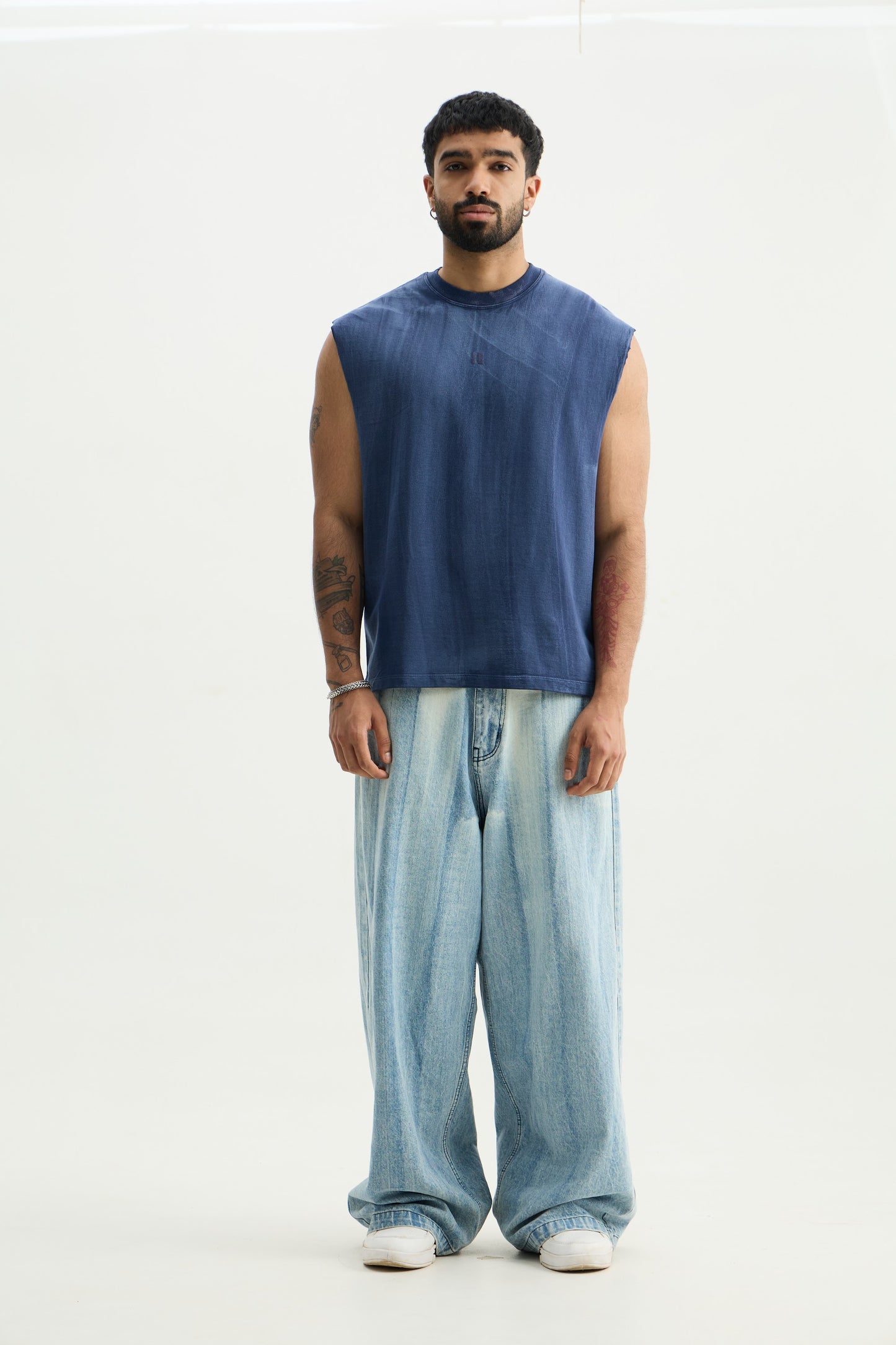 Blue Brushed Vest - image 4