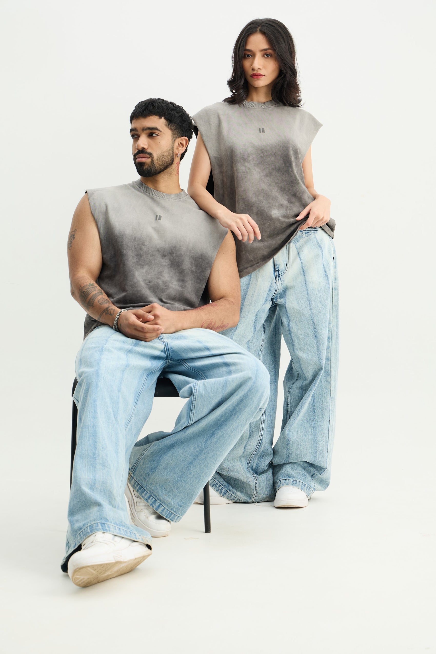 Grey Washed Vest - image 4