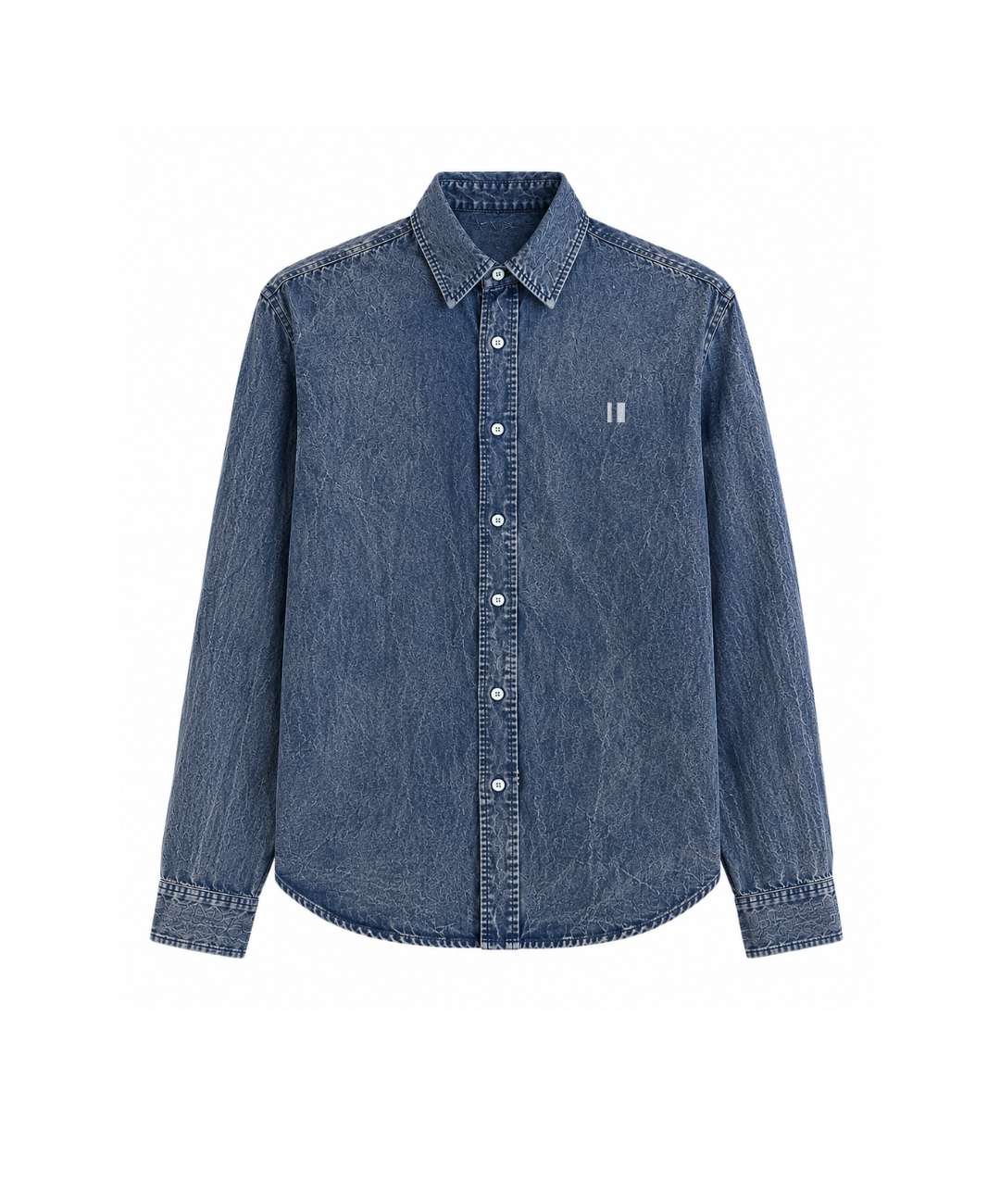 Washed Past Blue Linen Shirt